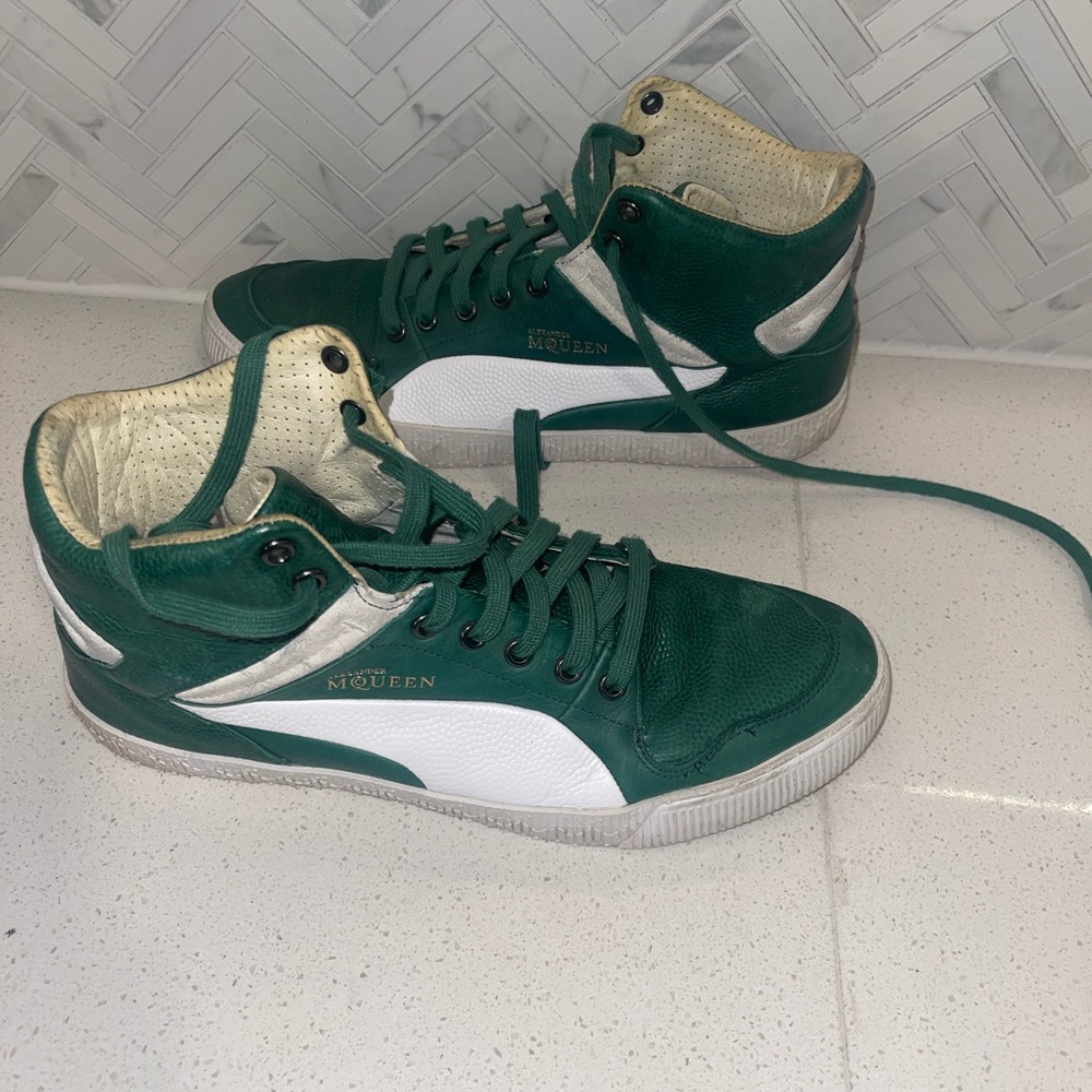 Alexander Mcqueen  high top Pumas #designer